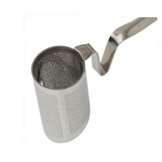 Infuzor pentru ceai din otel inoxidabil cu maner, 3.5 x 7 cm