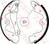 Set saboti frana NISSAN TERRANO II (R20) (1992 - 2007) TRW GS8483