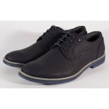 Pantofi barbati/barbatesti office bleumarin (cod 064073)