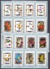 DB1 Umm Al Qiwain Flora Flori 16 x SS CTO Stampilate, Nestampilat