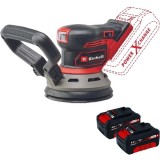 Einhell TP-RS 18/32 Li BL PXC + Twinpack - Slefuitor cu excentric 125 mm + Set 2 acumulatori Li-Ion 18 V 4 Ah