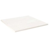 Blat masa lemn masiv pin 70x70 cm alb patrat vidaXL - Inlocuire, DIY, Cafenea, Restaurant