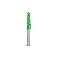Raspel conic subtire .3,2 mm, coada 3,2 mm, Granulatie Saburr ASPRA - VERDE
