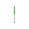 KUŽEL-pr. 3,2mm,stopka 3mm, Granulatie Saburr ASPRA - VERDE