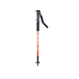 Baston trekking, Aluminiu, Portocaliu/Negru, 135 cm