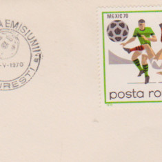 3 FDC MEXIC 70 CUPA MONDIALA PLIC LUNG