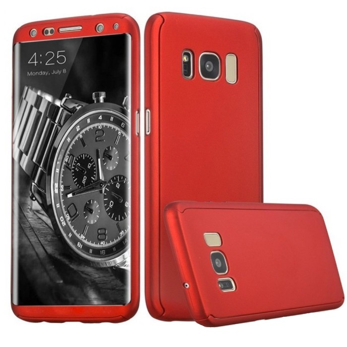 Husa 360&deg; Matte Premium Samsung Galaxy S8, Red