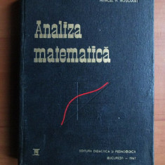 Marcel Rosculet - Analiza matematica (volumul 1)