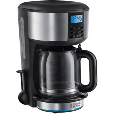 Cafetiera 20680-56 Buckingham, 10 cesti, timer programabil de 24 ore, 1.25 l, negru/argintiu foto