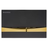 Kerra Tava de toaleta Adriatic black-gold pentru setul K-50 Slim Mobalis Homvera