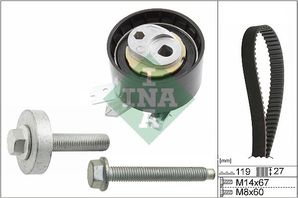 INA 530 0607 10 Set curea de distributie