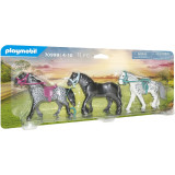 Playmobil Country - Set 3 cai: Frizian, Knabstrupper, Andaluz