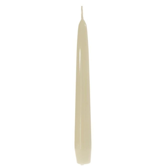 Set 12 lumanari Ivory clasice 20 cm