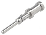 Pin tată alamă nichelat crimpat 20AWG-18AWG