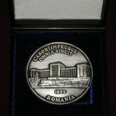 QW2 22 - Medalie - tematica militara - Academia militara - 1989