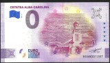 !!! : 0 EURO SOUVENIR - ROMANIA , ALBA IULIA , CETATEA ALBA CAROLINA - 2021.1 - UNC