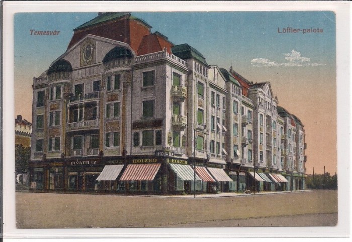 Carte postala circulata in anul 1920 Timisoara