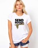 Tricou dama alb - Send noods - 2XL, THEICONIC