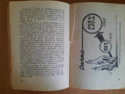CARNETUL AGITATORULUI - 1960 foto
