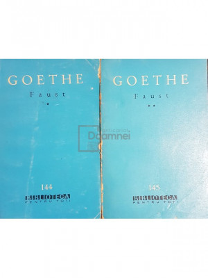 Goethe - Faust, 2 vol. (editia 1962) foto