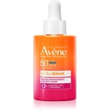 Av&egrave;ne Sun Ultra Serum Instantly Plumps ser facial cu efect de lifting și fermitate SPF 50+ 30 ml