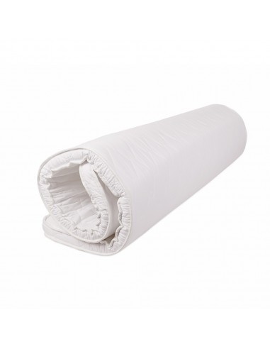 Topper saltea 90x190 spuma 5cm, fermitate moale, spuma poliuretanica, husa fixa matlasata, microfibra, Saltsib