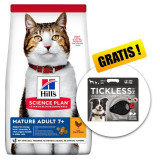 Cumpara ieftin Hill&amp;#039;s Science Plan Feline Mature Adult 7+ Chicken 10 kg + Tickless Pet GRATUIT, Hill&#039;s