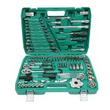 Trusa chei tubulare 121 piese cu clichet, Torx si imbus Breckner Germany
