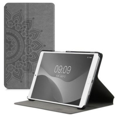 Husa pentru tableta Huawei MediaPad M3 8.4&amp;quot;, Kwmobile, Gri, Piele ecologica, 53894.02 foto