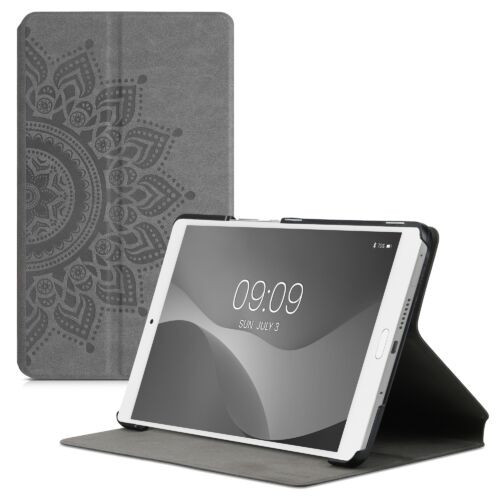 Husa pentru tableta Huawei MediaPad M3 8.4&quot;, Kwmobile, Gri, Piele ecologica, 53894.02