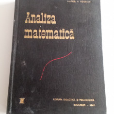 ANALIZA MATEMATICA - VOL. 1.MARCEL N. ROSCULET