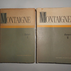 Michel de Montaigne - Eseuri 2 volume (1966-1971)