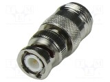 Adaptor BNC mufă N soclu 50&Omega; 4GHz CAL TEST