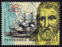 MACEDONIA 2004 CORABII NAVIGATORI MARCO POLO foto