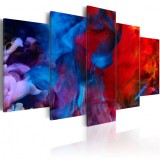 Cumpara ieftin Tablou - Dance of Colourful Flames 200x100 cm