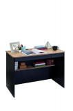 Birou, &Ccedil;ilek, Black Small Study Desk, 110x75x58 cm, Multicolor, Cilek