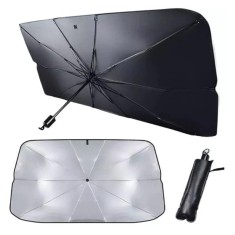 Parasolar auto pentru parbriz, pliabil, tip umbrela foto