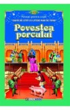 Povestea porcului. Carte de citit cu litere mari de tipar