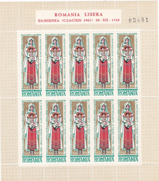 1965 Romania Exil - Minicoala dt Craciun, rezistenta anticomunista emisiunea 42