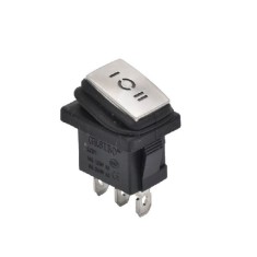 Intrerupator IRS Mic cu Inox 6A-3P KCD1 23x17x30mm 6B073 XXM foto