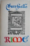 Rime - Domenico di Giovanni (Burchiello) - Carte in Engleza