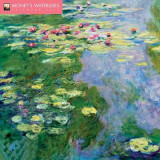 Monet&#039;s Waterlilies Wall Calendar 2023 (Art Calendar)
