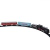 Tren Jucărie Multicolor, Locomotivă, Vagon Combustibili, Cisterna, Vagon Călători, Sunet și Lumini, Funcționează cu Baterii AA, Set 3+, Plastic, Oem