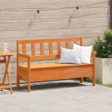 vidaXL Bancă de exterior din acacia, dimensiuni 119 x 76 x 44 cm, din lemn de pin.