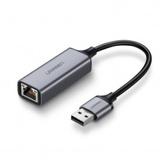 Adaptor OTG USB 3.2 ? Mufa De Internet 1000 Mbps (Gri) Upgreen CM209 foto