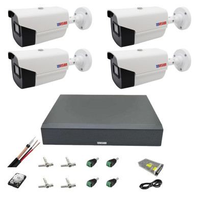 Sistem complet 4 camere supraveghere video full hd Rovision accesorii si hard SafetyGuard Surveillance foto