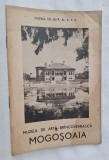 MOGOSOAIA - Muzeul de arta Brancoveneasca, brosura veche, anii 1970, pliant prezentare