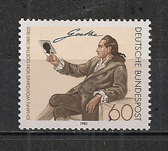Germania.1982 150 ani moarte J.W.von Goethe:poet-Pictura MG.512
