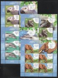Fauna, pasari -Animale inteligente, minicoli de 5 timbre și 1 vinietă, 2022, LP 2376c, MNH, Nestampilat