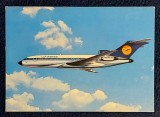 Carte postala Lufthansa Boeing 727 Europa Jet, Necirculata, Printata